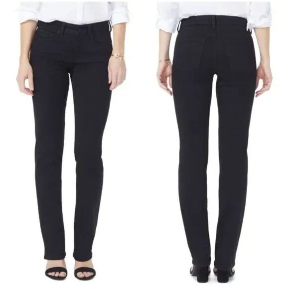 ✨ NYDJ ✨ Marilyn Lift-Tuck Short Straight Jeans - [Size 10=32×30, Black] - Picture 1 of 12